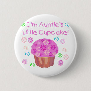 Auntie's Cupcake 6 Cm Round Badge