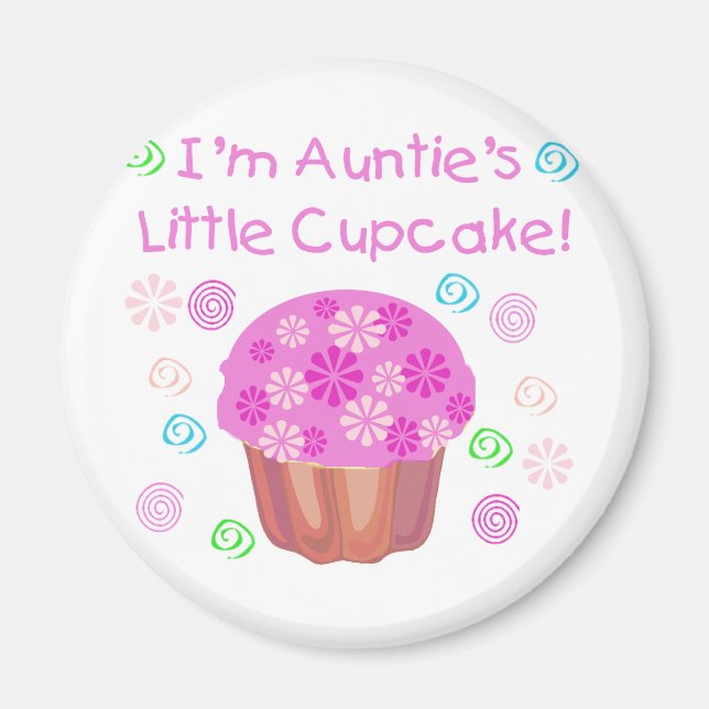 Auntie's Cupcake Magnet (Front)