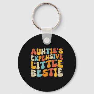 Auntie's Expensive Little Ie, Funny New Aunt Nephe Key Ring