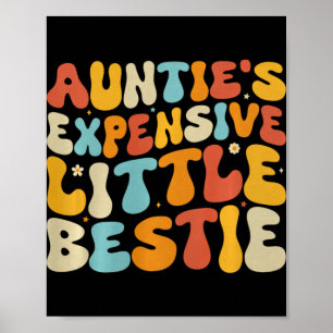 Auntie's Expensive Little Ie, Funny New Aunt Nephe Poster