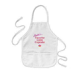 Auntie's Favourite Little Cupcake Kids Apron