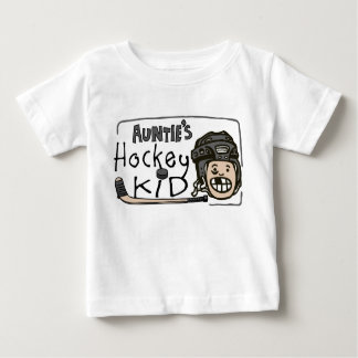 Auntie's Hockey Kid Baby T-Shirt