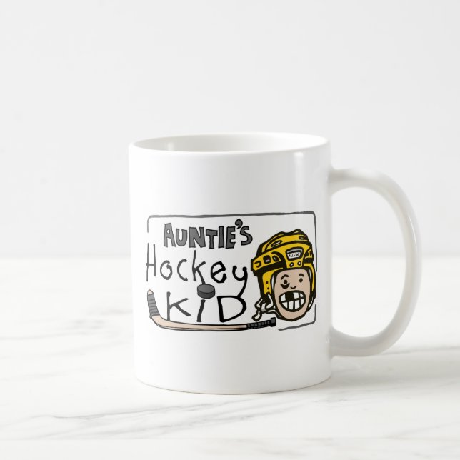 Auntie's Hockey Kid Coffee Mug (Right)