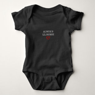 Auntie's Lil' Homie,Baby Shower Gift Baby Bodysuit