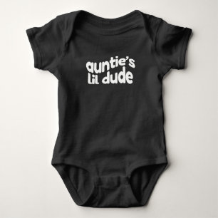 Auntie's Little Dude Favourite Aunt Baby Bodysuit