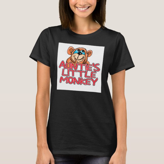 Auntie's Little Monkey T-Shirt (Front)