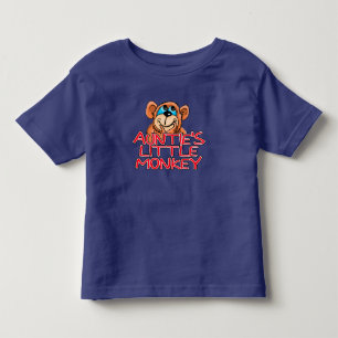 Auntie's Little Monkey Toddler T-Shirt