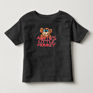 Auntie's Little Monkey Toddler T-Shirt