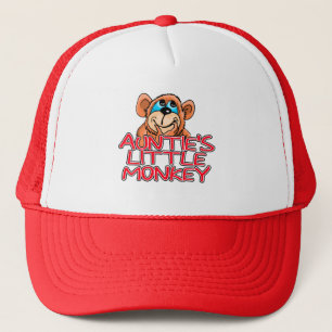 Auntie's Little Monkey Tshirts and Gifts Trucker Hat