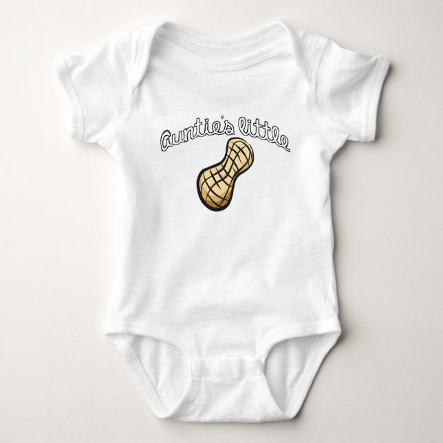 Auntie's Little Peanut Baby Bodysuit (Front)