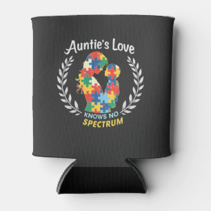 Auntie's Love Has No Spectrum Autism Awareness Can Cooler