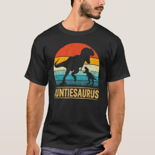 Auntiesaurus Rex Dinosaur Auntie Mother's Day T-Shirt