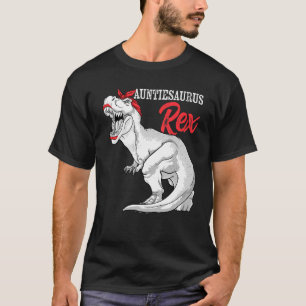 Auntiesaurus Rex Dinosaur Auntie Saurus Family Mat T-Shirt