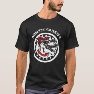Auntiesaurus Rex Dinosaur For Aunt Auntie Aunty T-Shirt