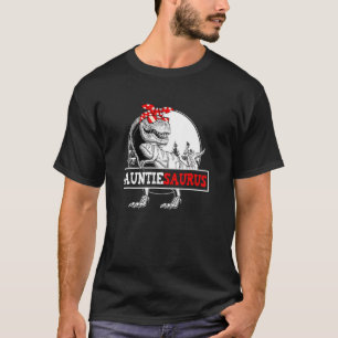 Auntiesaurus T rex Dinosaur Auntie Saurus Family F T-Shirt
