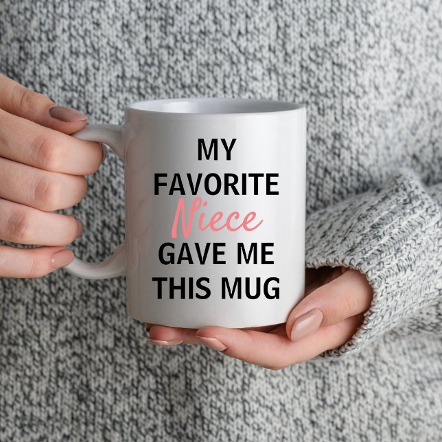 Aunts And Uncle My Favourite Niece Gave Me This Mug (Creator Uploaded)