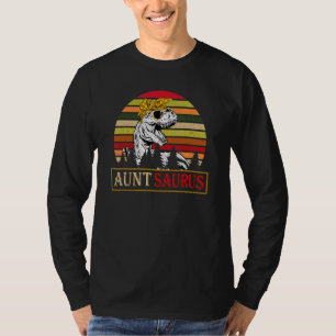 Auntsaurus Rex Dinosaur Aunt Saurus Family Mothers T-Shirt