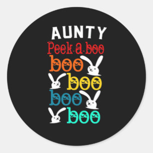 Aunty Bunny Game For Novelty Kids Adults Classic Round Sticker