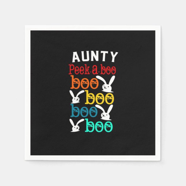 Aunty Bunny Game For Novelty Kids Adults Napkin (Front)