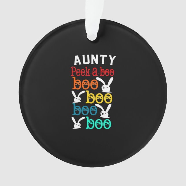 Aunty Bunny Game For Novelty Kids Adults Ornament (Front)