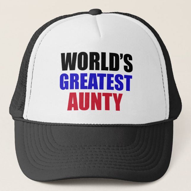 Aunty design trucker hat (Front)