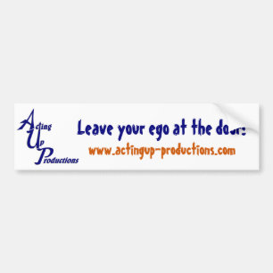 AUP "Leave Your Ego At the Door" Bumper Sticker