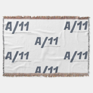 Aura11 Luxury Logo Woven Blanket