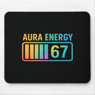 Aura Energy 67 Gen Alpha 6 7 Meme Infinite Rizz St Mouse Mat