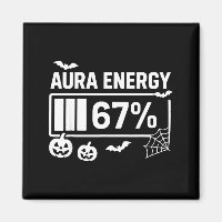 Aura energy 67 percent 6 7 meme halloween 