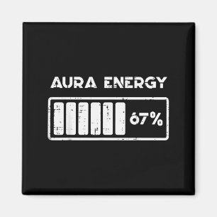 Aura Energy 67 Percent Funny Number 6 7 Meme Women Magnet