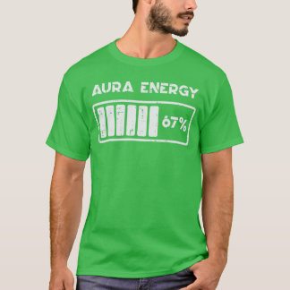 Aura Energy 67 Percent Funny Number 6 7 Meme Women T-Shirt