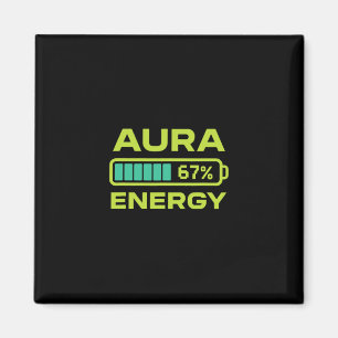 Aura Energy 67 Percent Meme Six Seven Farming  Magnet