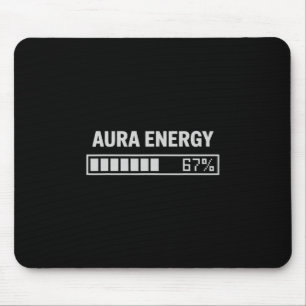 Aura Energy At 67 Funny Six Seven Meme Gen Alpha M Mouse Mat