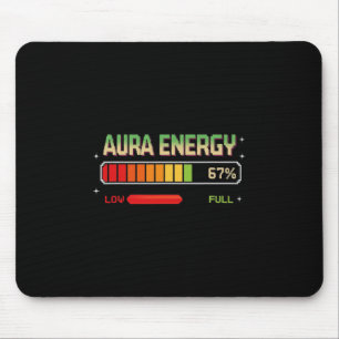Aura Energy At 67 Funny Six Seven Meme Gen Alpha S Mouse Mat