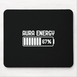 Aura Energy At 67 Funny Six Seven Meme Gen Alpha S Mouse Mat