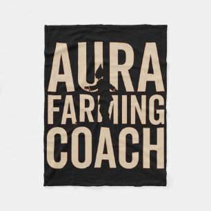 Aura Farming Coach Boat Racing Kid Meme Halloween Fleece Blanket