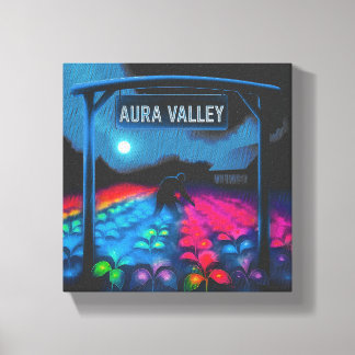 Aura Farming Colourful Valley Canvas Print
