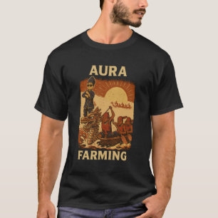 Aura Farming Dragon Boat Meme T-Shirt