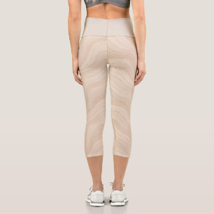 Aura Gradient Energy Pattern Luxury Yoga Capri Leggings