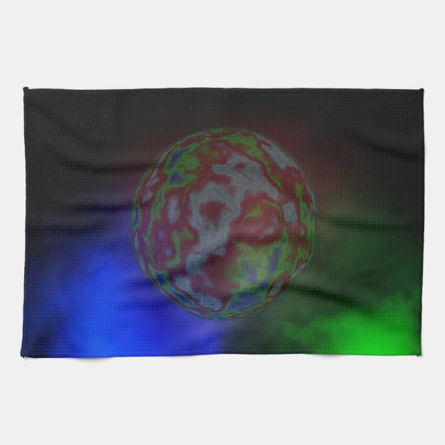 Aura Of A Planet, Tea Towel (Horizontal)