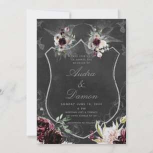 Aura Of Night Wedding Invitation Suite