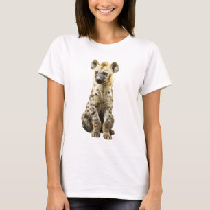 Aura of the Savannah: Captivating Hyena Cub T-Shirt