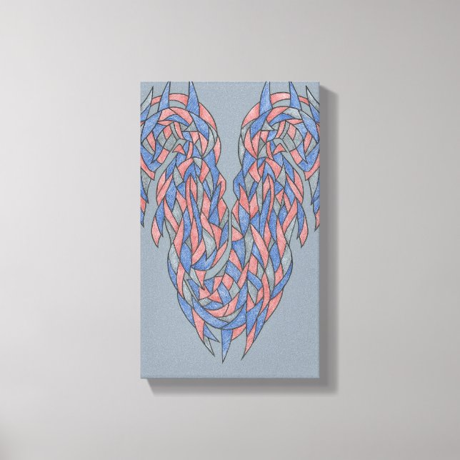 Aura Shift – Soft Gradient Abstract Canvas (Front)