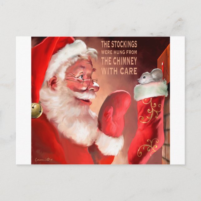 AURA The Stockings.jpg Postcard (Front)