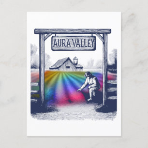 Aura Valley Farm Holiday Postcard