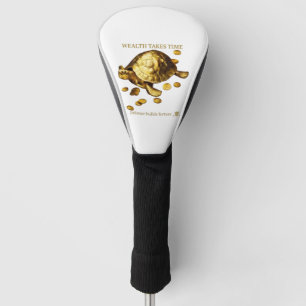 AURALUXY™ Golden Turtle – Wealth Mindset Golf Head Cover