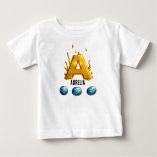 AURELIA! Baby tshirt add your name