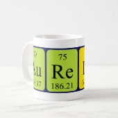 Aurelio periodic table name mug (Front Left)