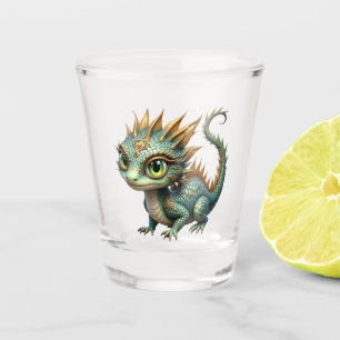 Auren – Little Emerald Forest Dragon  Shot Glass