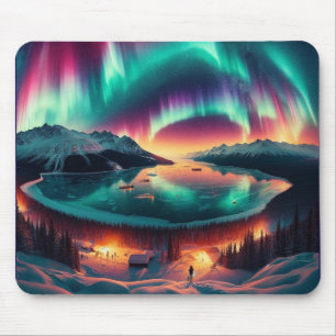 Aureola Borealis in Alaska Mouse Mat